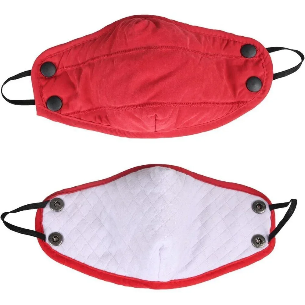 Men's Red Trooper Trapper Hat Warm Winter Hunting Cap w/ Removable Mask